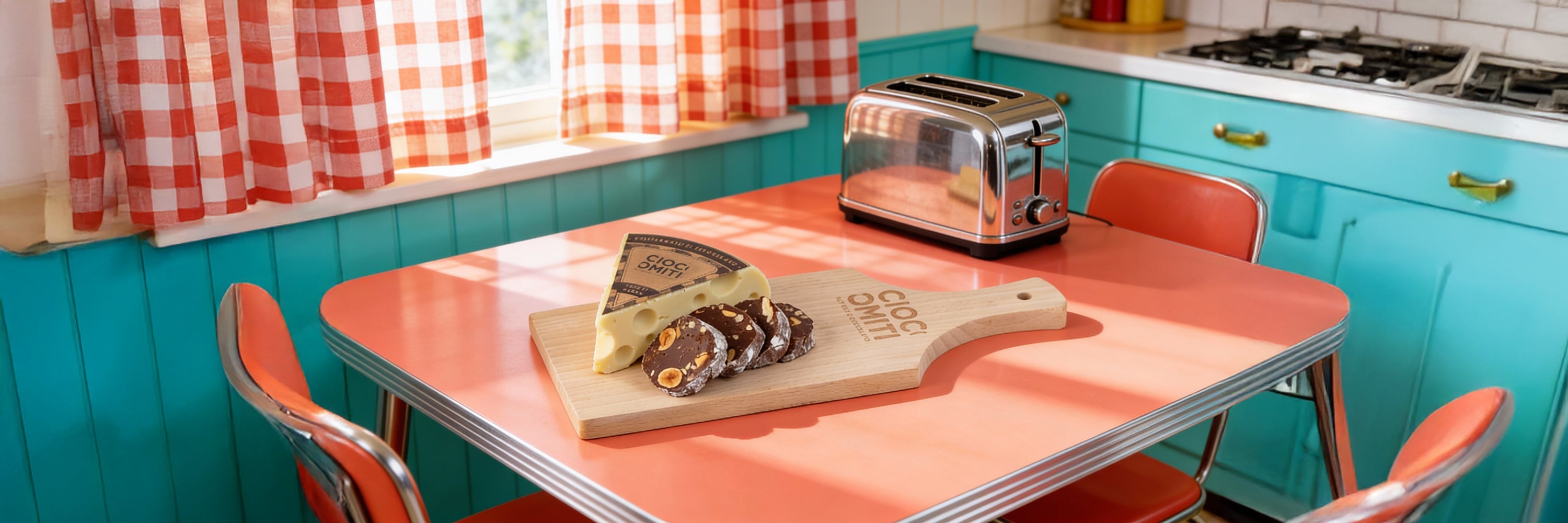 salame al cioccolato e formaggio di cioccolato bianco