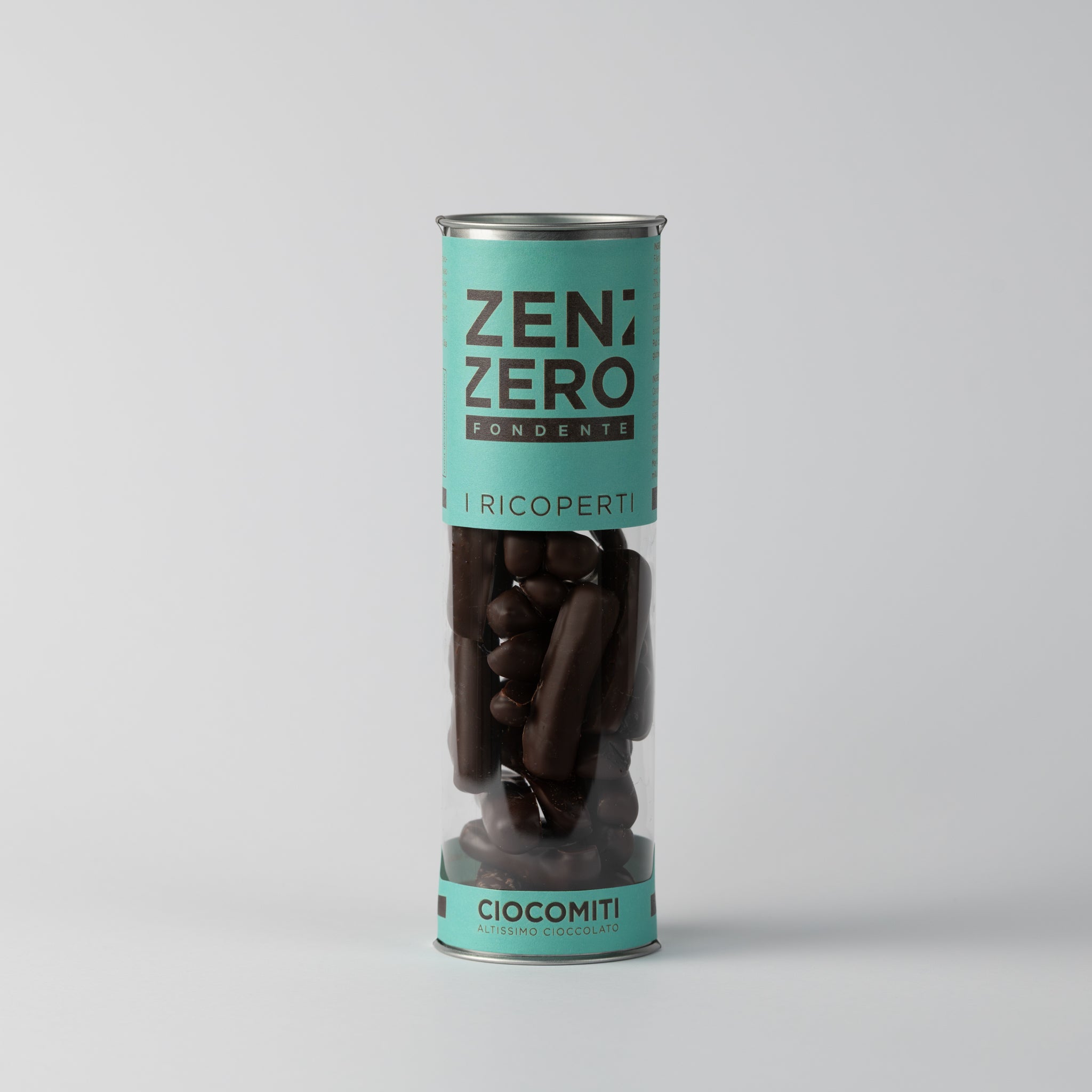Filetti di zenzero candito ricoperti di cioccolato fondente