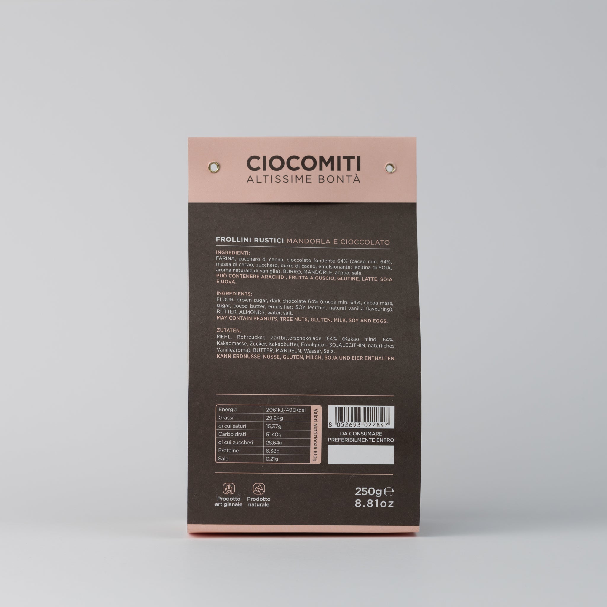 Biscotti Frollini rustici alle madorle