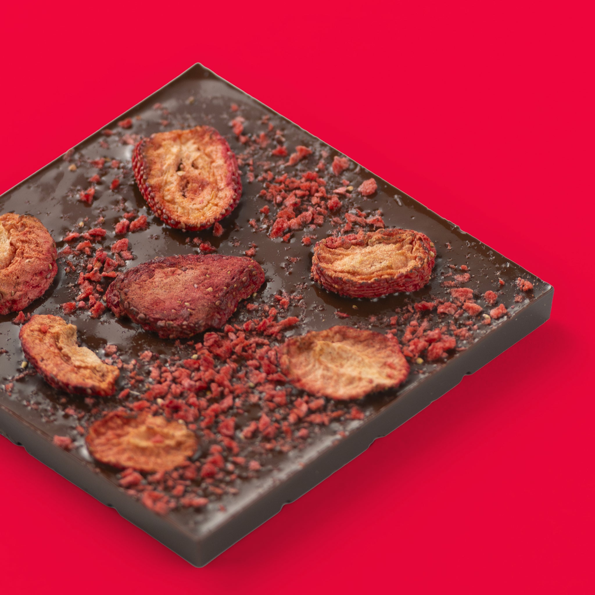 Tavoletta fondente e Fragole