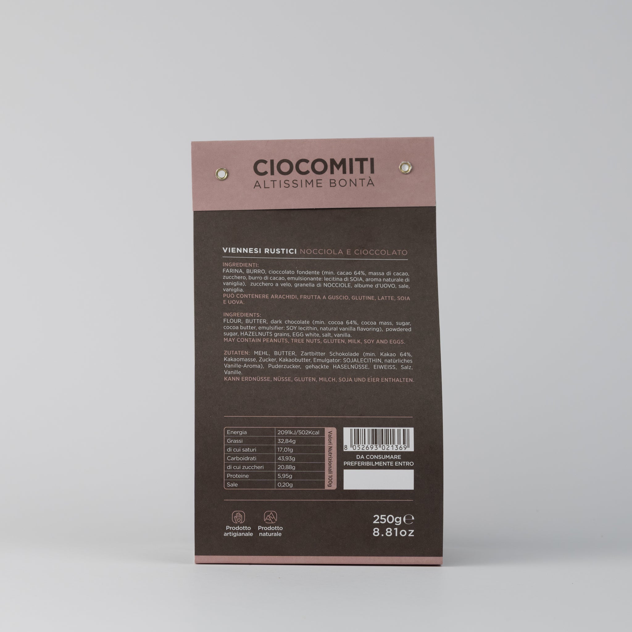 Biscotti Viennesi rustici alla nocciola