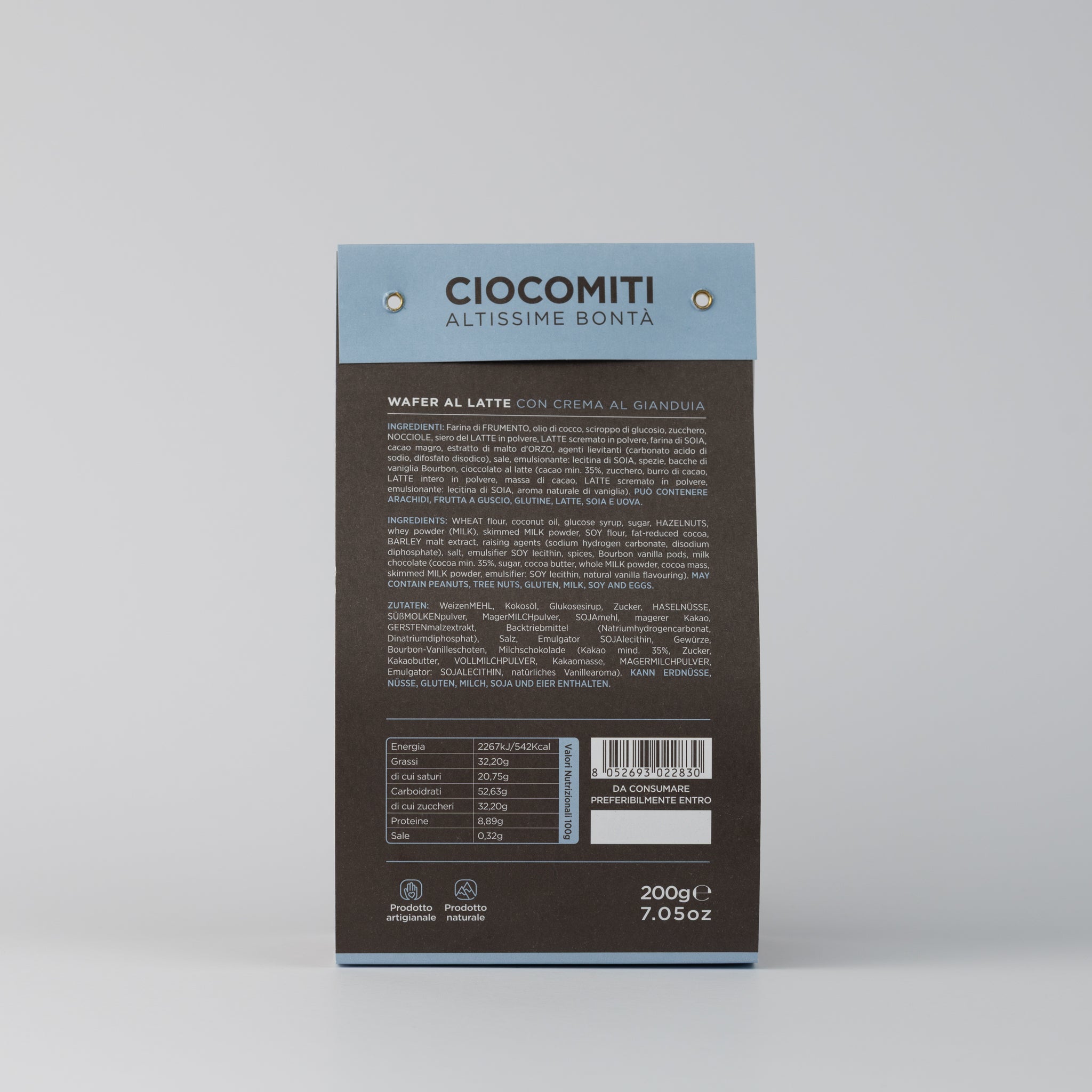 Biscotti Wafer alla Nocciola