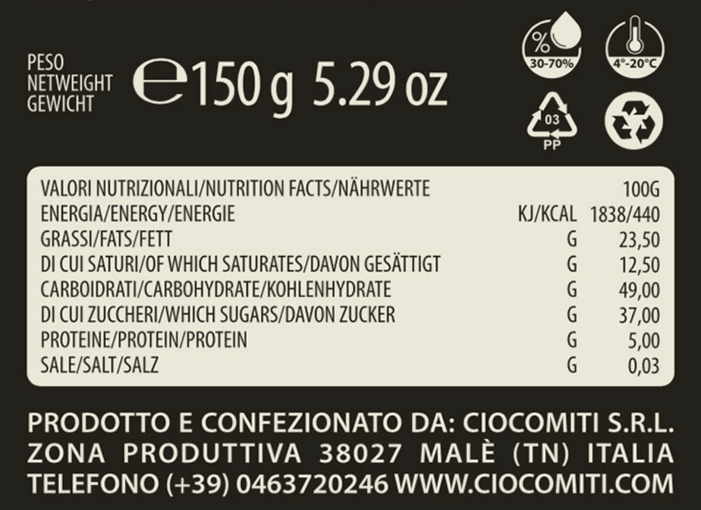 Filetti di Arancia Ricoperti Fondente Cuvée 71% - Ciocomiti