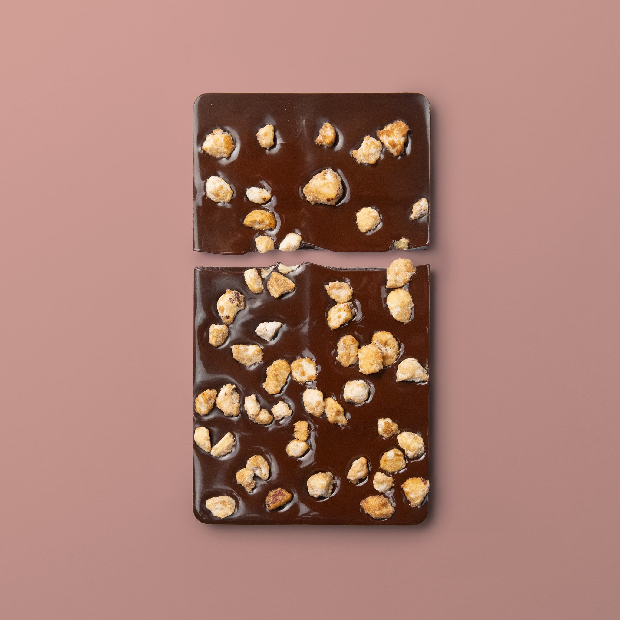 Tavoletta fondente e Nocciole Caramellate