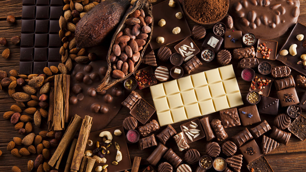mix di prodotti di cioccolateria artigianale
