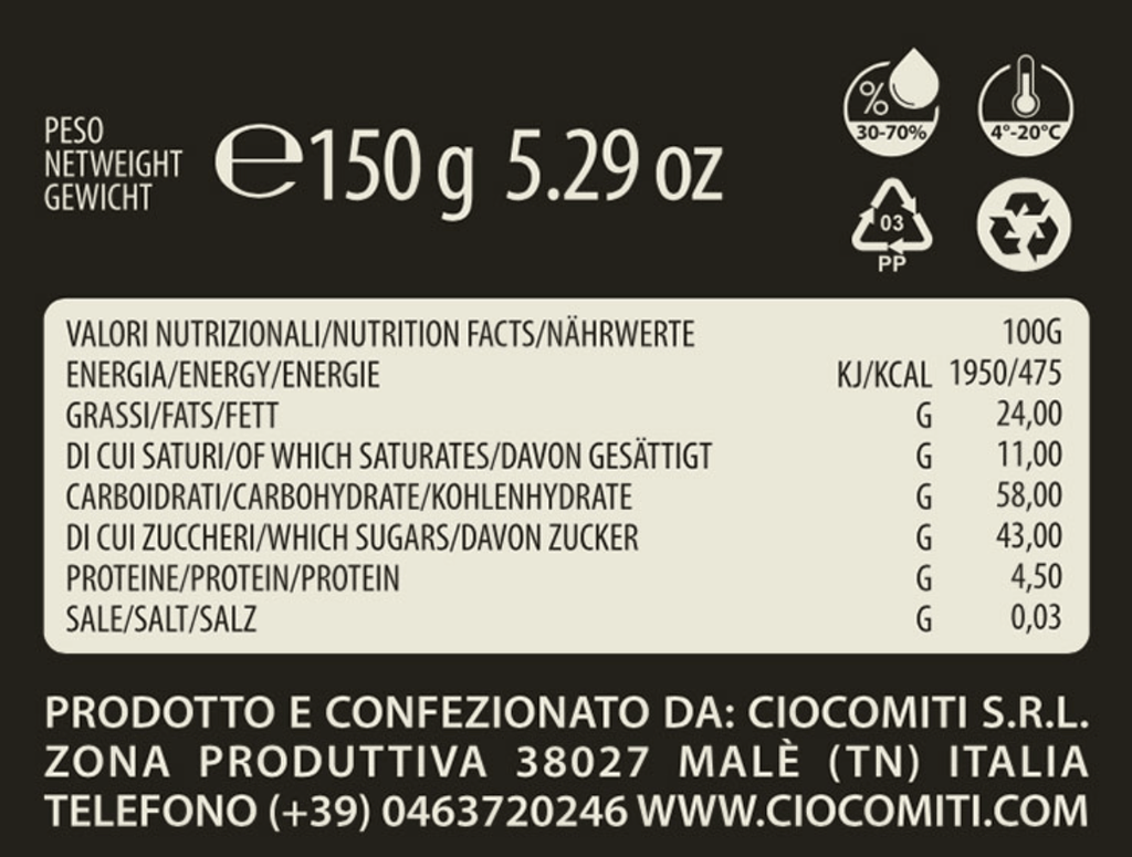 Filetti di Zenzero ricoperti Fondente Cuvée 71% - Ciocomiti